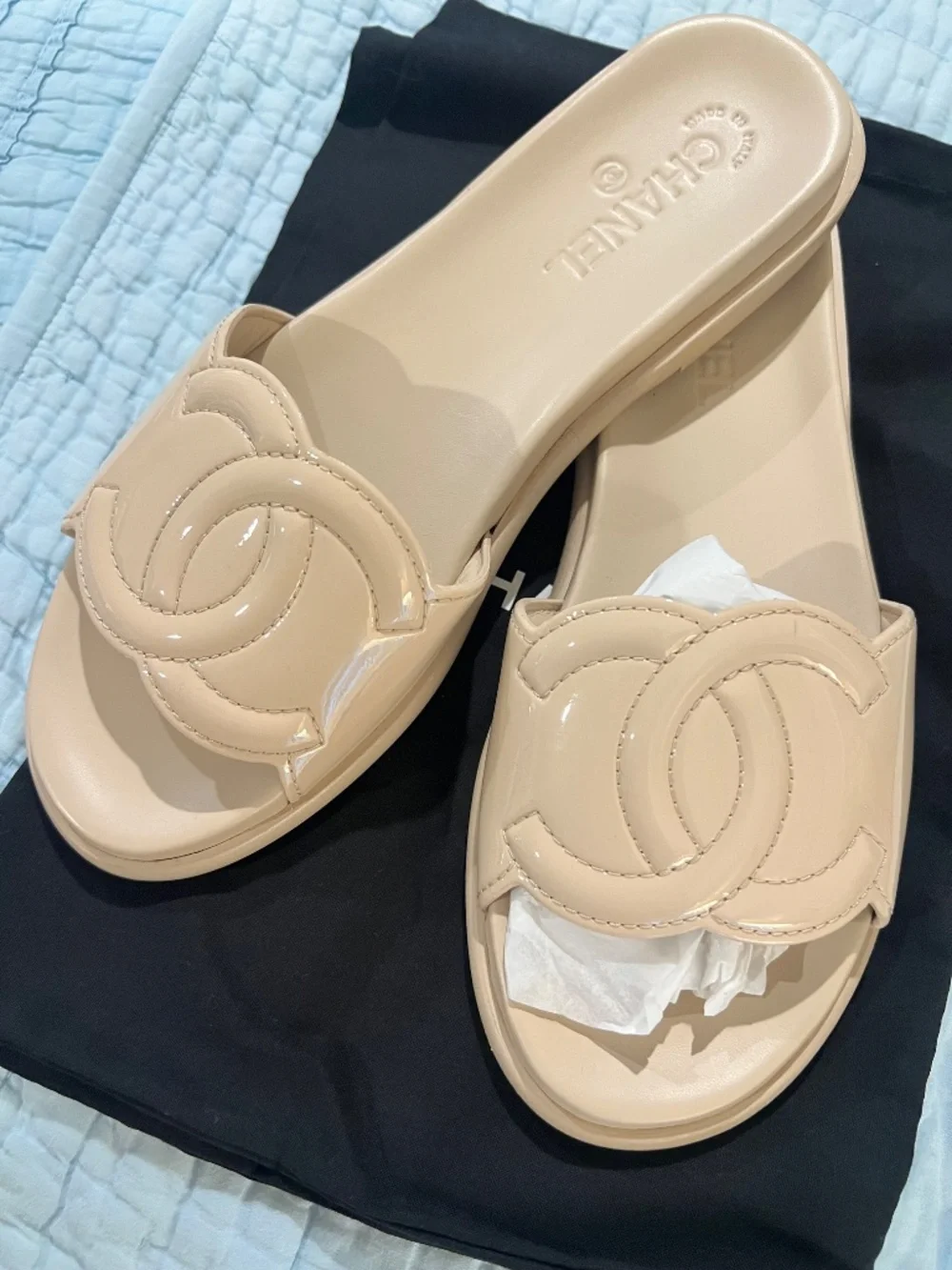 Chanel Interlock Sandal- Size 41